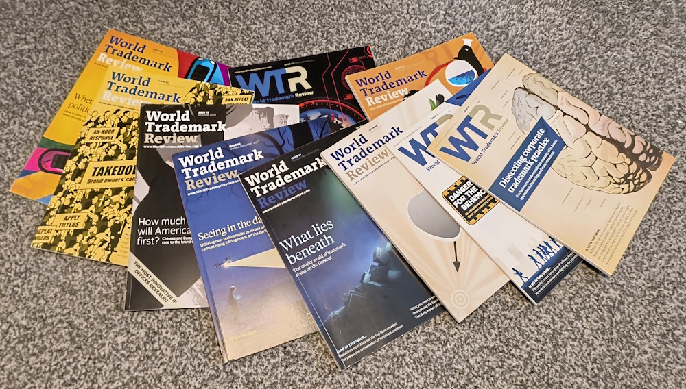 Selection of WTR magazines